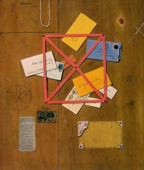 William Michael Harnett : The Artists Letter Rack